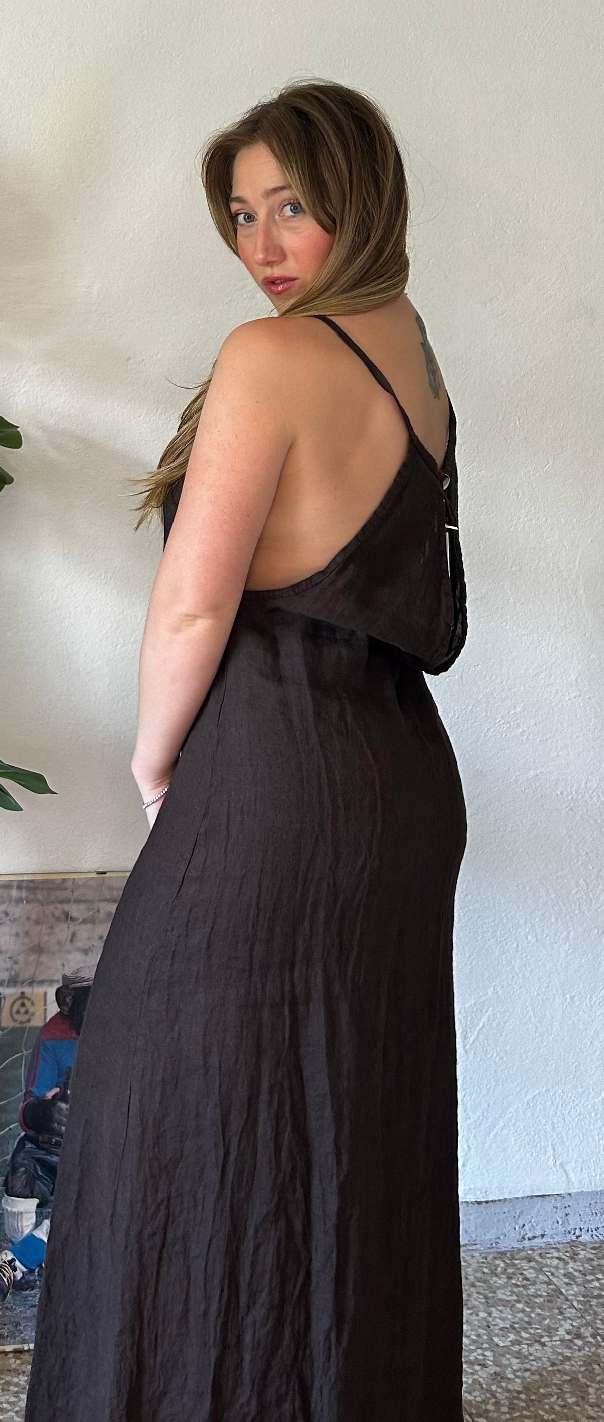 Maxi vestito Lino
