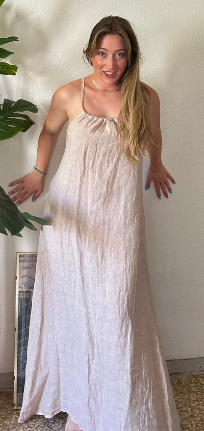Maxi vestito Lino