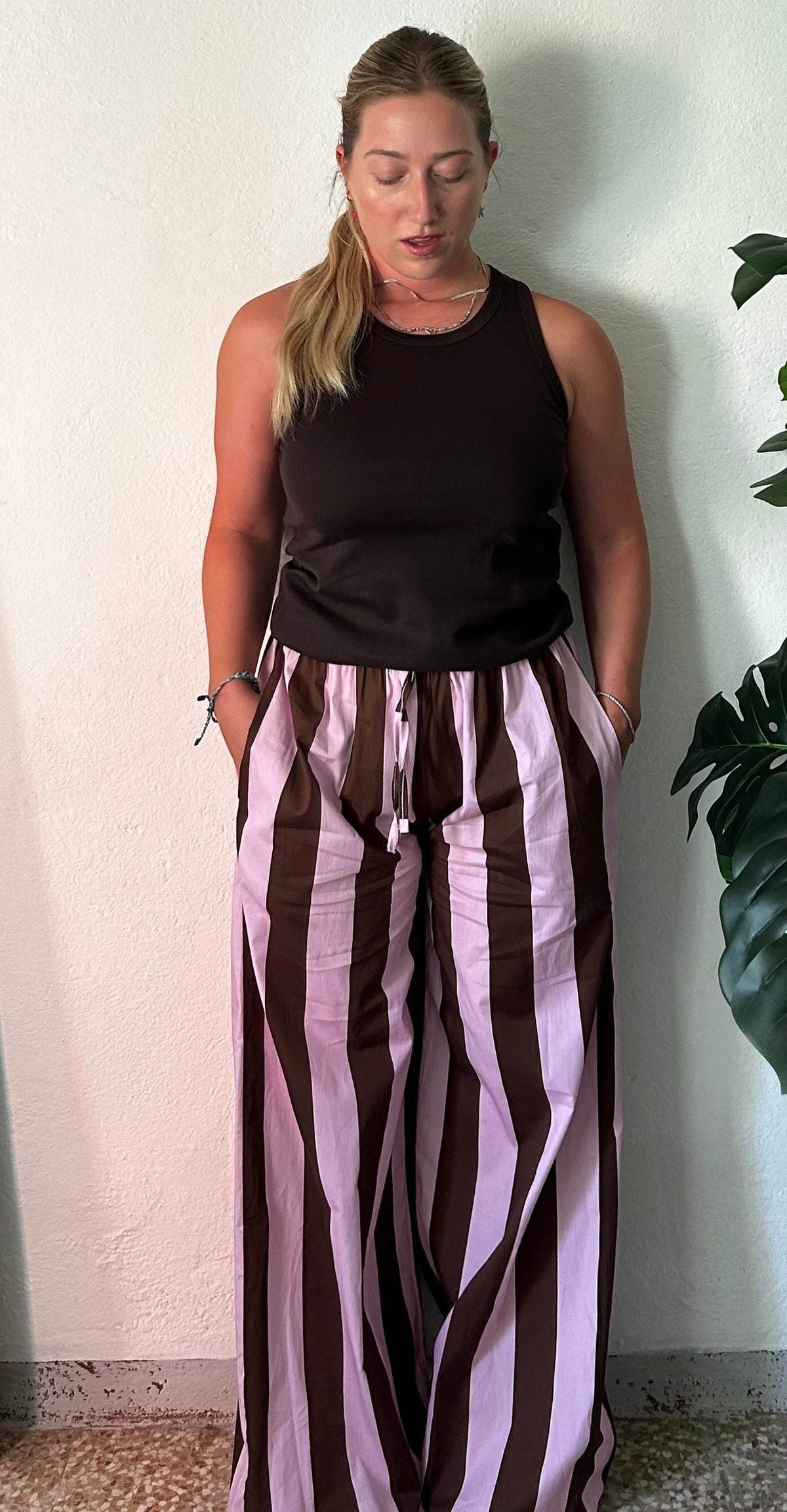 Pantalone Righe