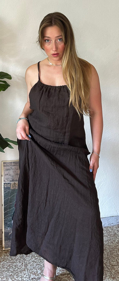 Maxi vestito Lino