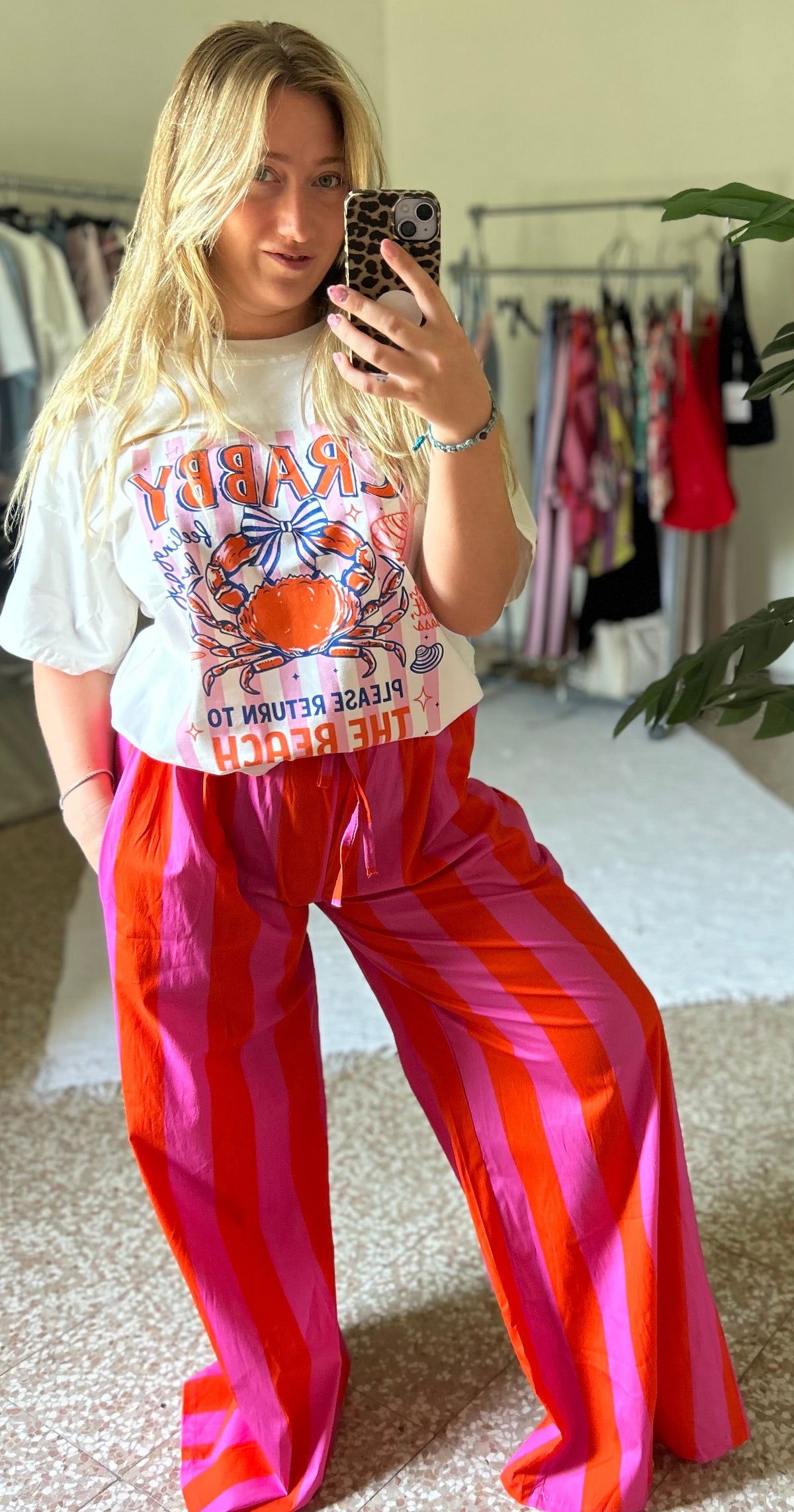 Pantalone Righe