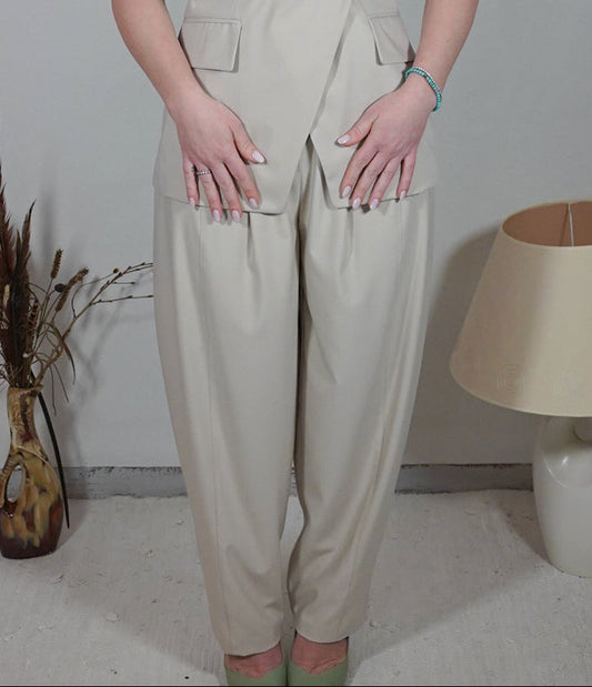 Coord set elegante beige