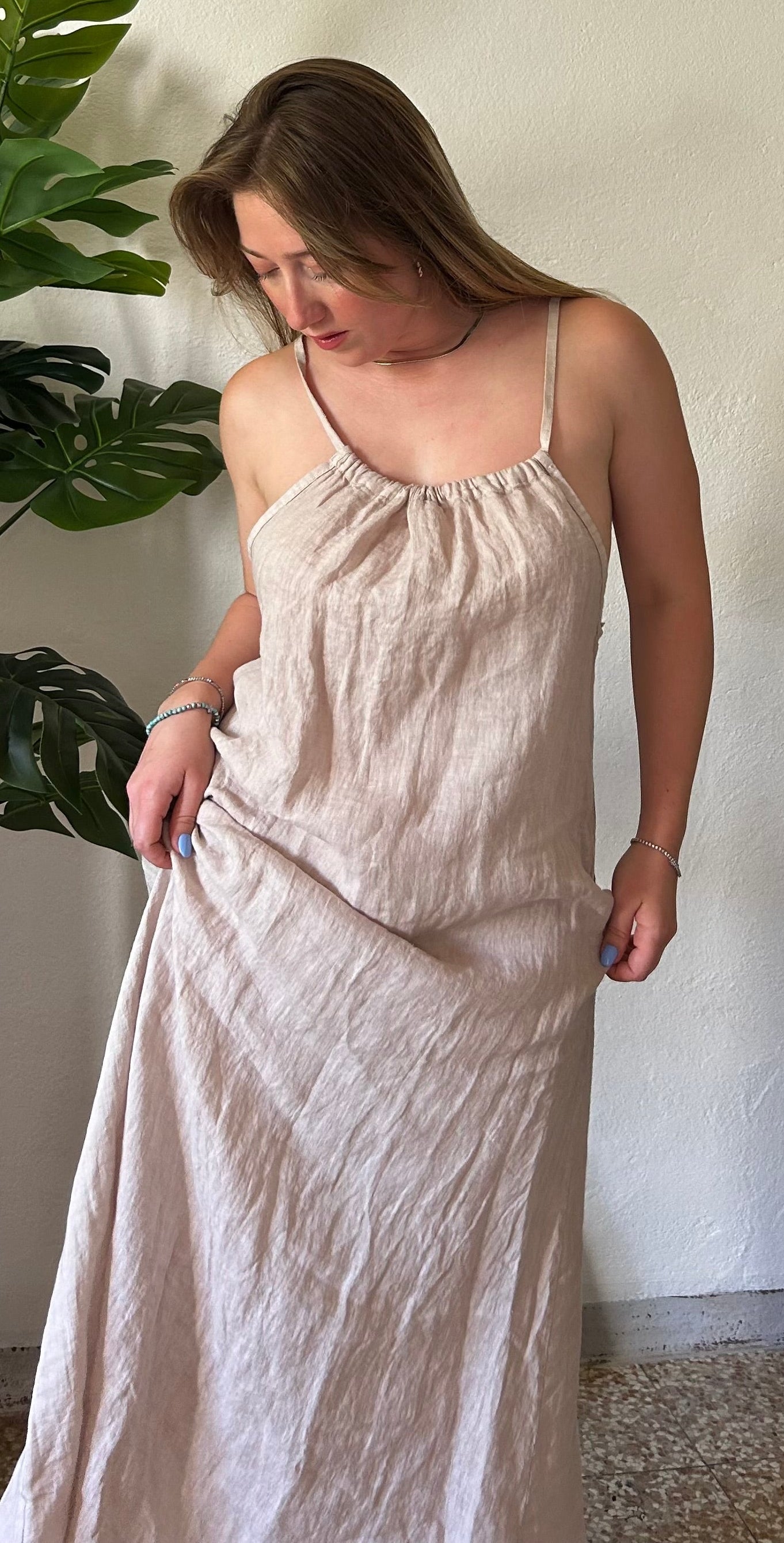 Maxi vestito Lino