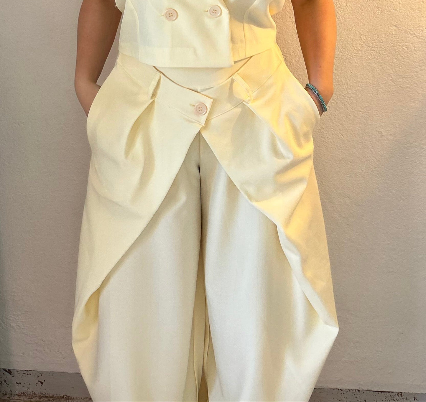 pantaloni plisset elephant