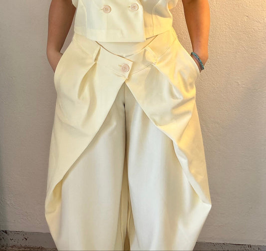 pantaloni plisset elephant