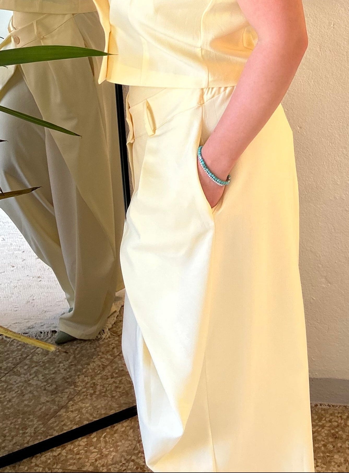 pantaloni plisset elephant