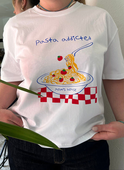 T-shirt maniche corte pasta addicted