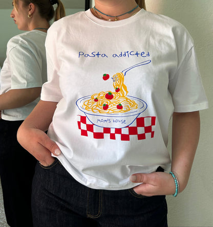 T-shirt maniche corte pasta addicted