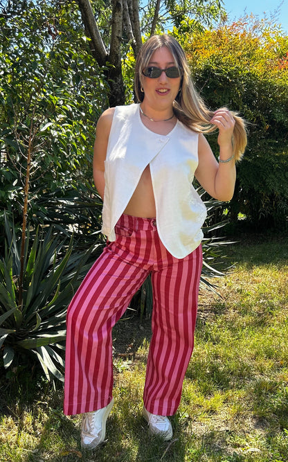 Pantalone Circus rosso/rosa