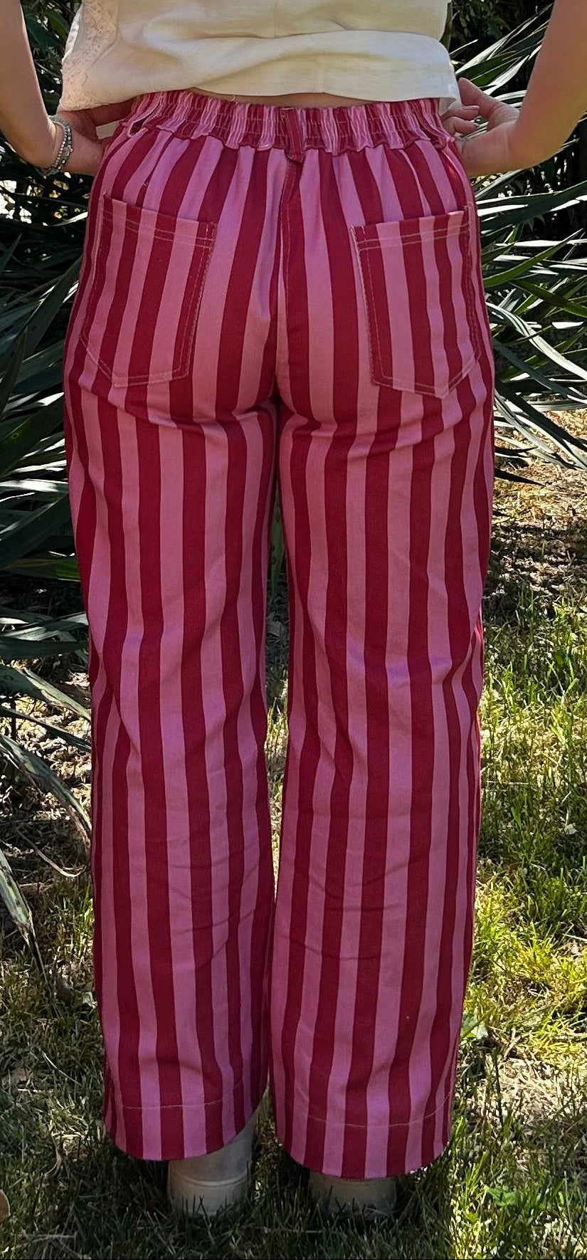 Pantalone Circus rosso/rosa